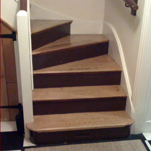 Stairs sanded